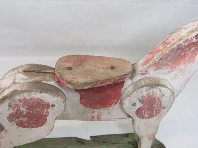 Antique Folk Art Child's Toy Wood Horse - 10