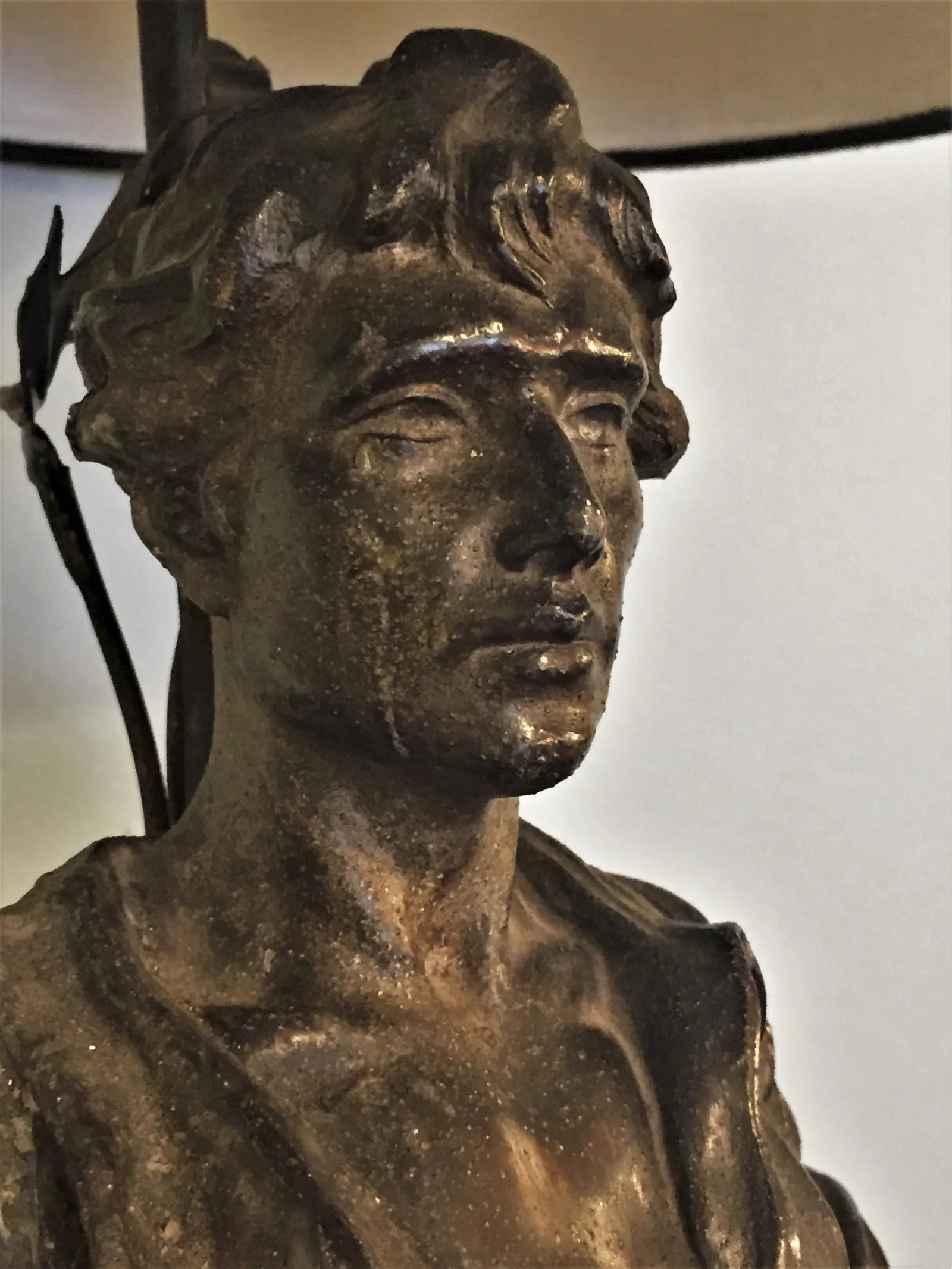 Large Figural Lamp of a Dutch Plowman - 2