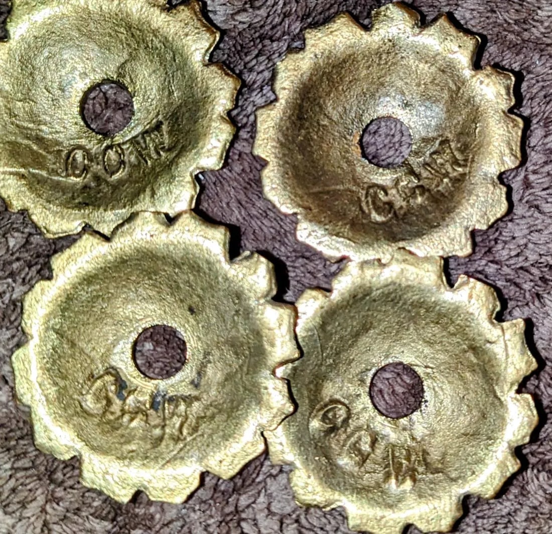 Brass Bobeche Chandelier or Sconces - Set of 4 - 3