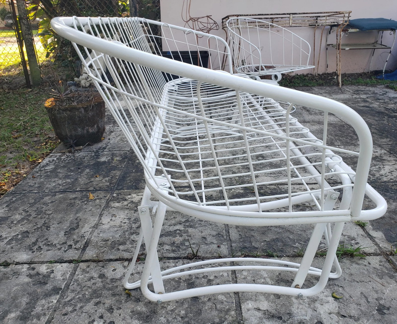 Vintage Homecrest Glider, Lounge and Swivel Chairs, 4 Pieces - 6