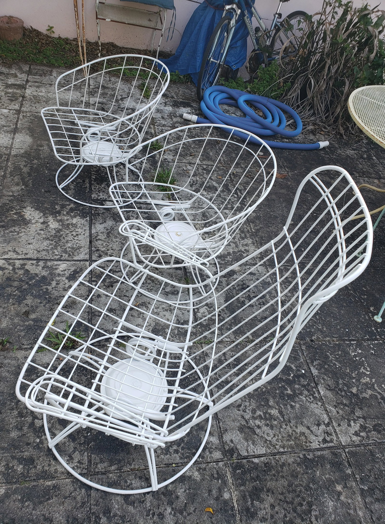 Vintage Homecrest Glider, Lounge and Swivel Chairs, 4 Pieces - 9