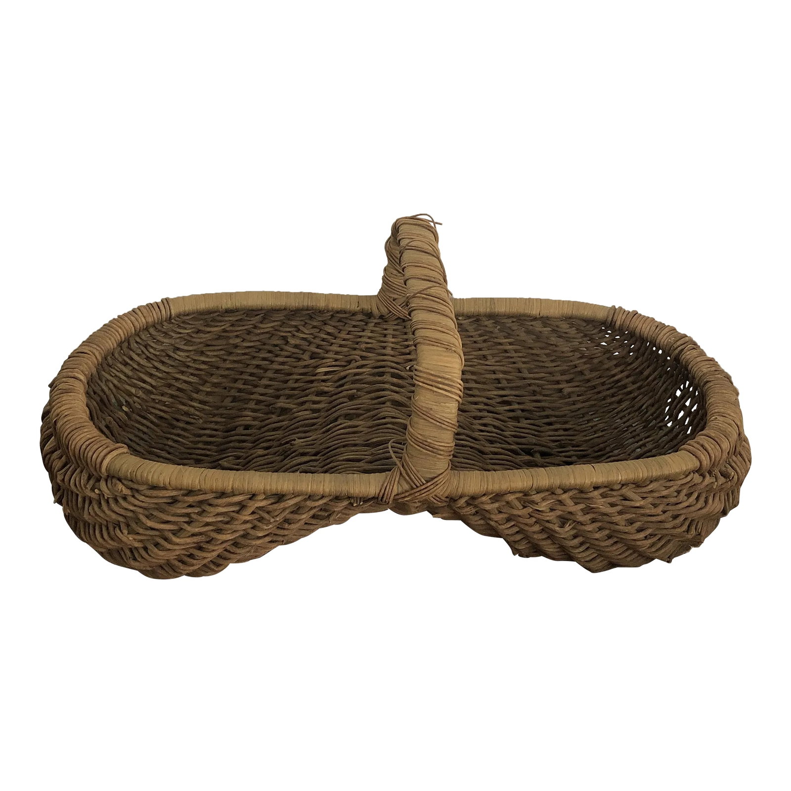Natural Wicker Buttocks Basket (1 of 8)