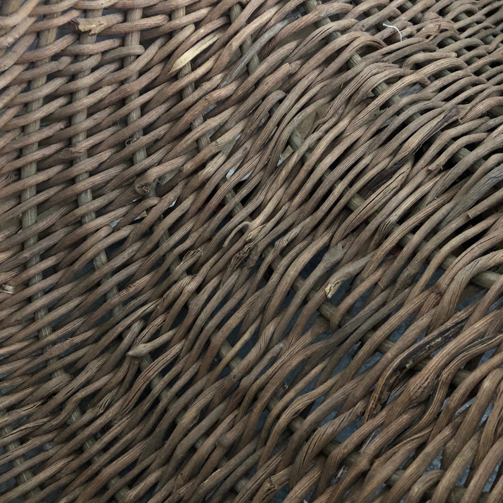 Natural Wicker Buttocks Basket - 5