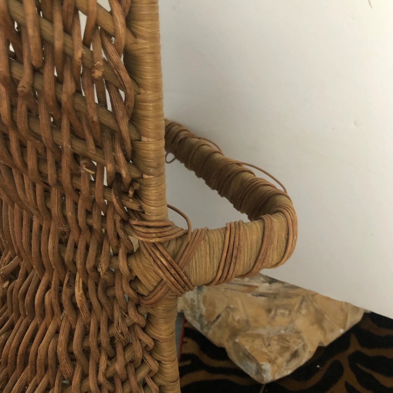 Natural Wicker Buttocks Basket - 7