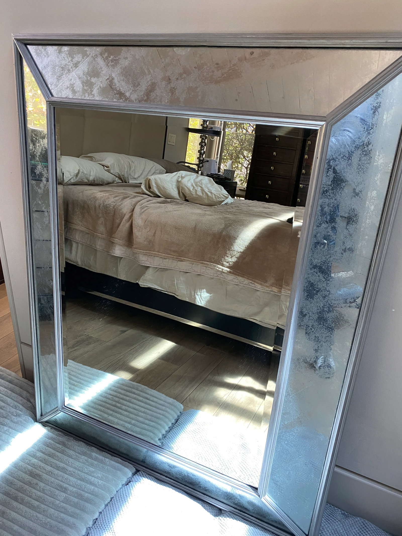 2000s Julian Chechester Eglomise' Wall Mirror - 2