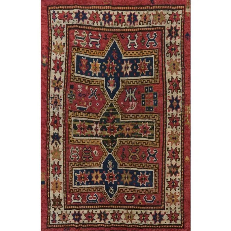 1930s Old Persian Shiraz Area Rug 3'11" X 6'6'' - 9