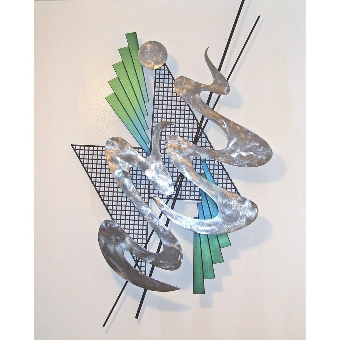 Vintage Jere Postmodern Sculpture Large Wall Hanging - 3