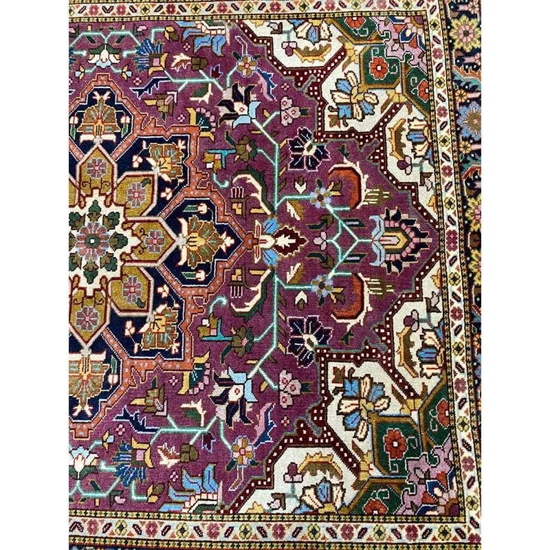 1970s Persian Tabriz Masterpiece Area Rug 2'4'' X 2'11" - 6