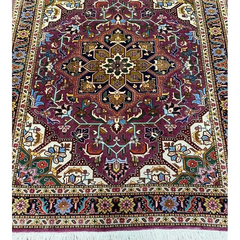 1970s Persian Tabriz Masterpiece Area Rug 2'4'' X 2'11" - 7