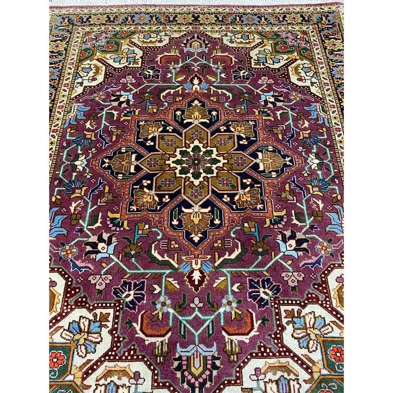 1970s Persian Tabriz Masterpiece Area Rug 2'4'' X 2'11" - 8