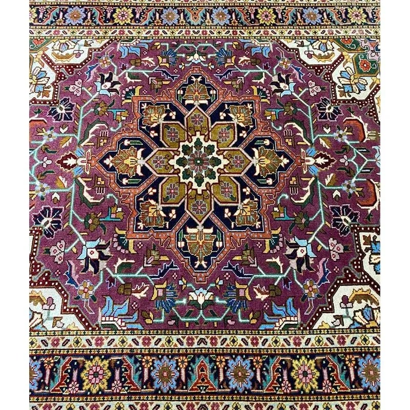 1970s Persian Tabriz Masterpiece Area Rug 2'4'' X 2'11" - 9