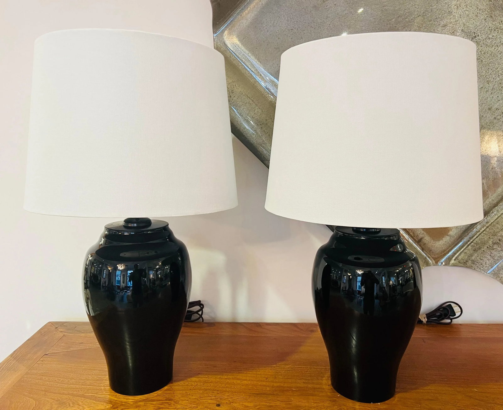 Austrian Moser Crystal 1970 Table Lamps - A Pair - 3