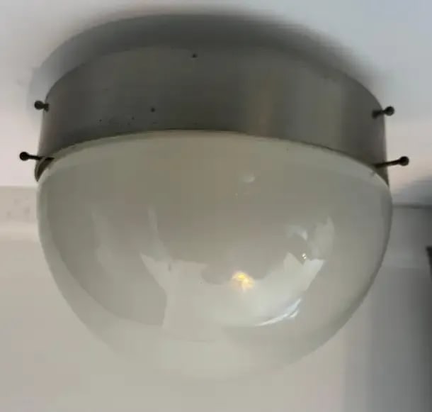 Sergio Mazza Artemis Clio Flush Ceiling Light 1960 Italian Mid-Century - 10