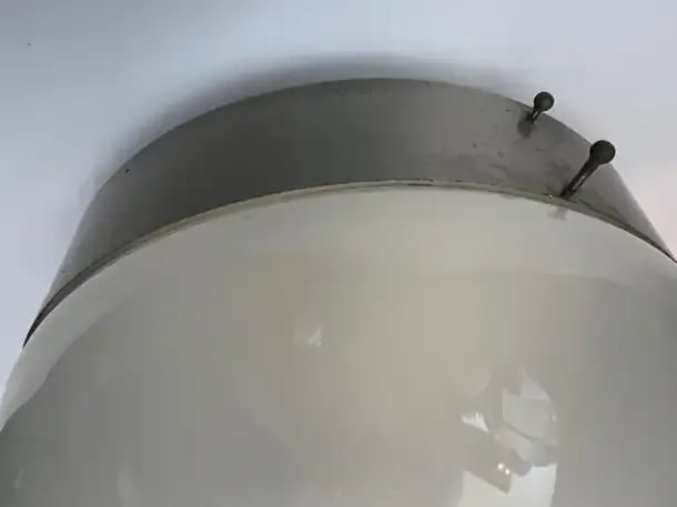 Sergio Mazza Artemis Clio Flush Ceiling Light 1960 Italian Mid-Century - 11