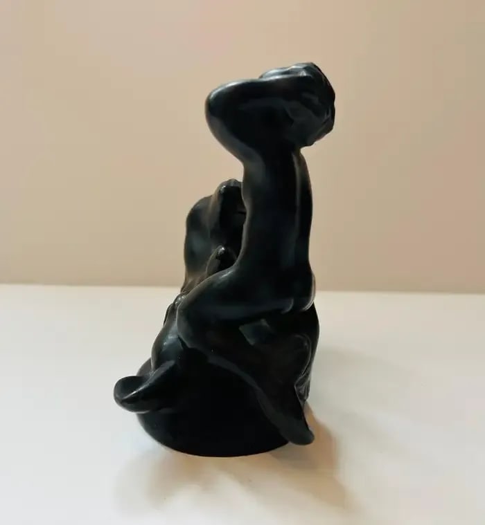 Just Andersen Rhino Merman Sculpture Paperweight Art Deco, 1920 - 3