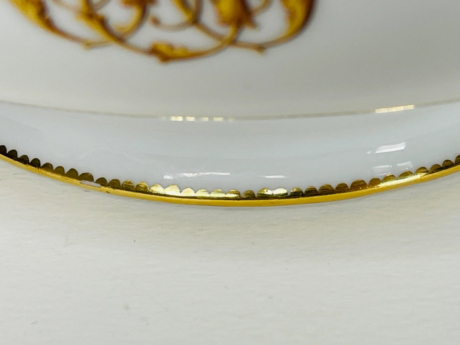 Victorian 1880s Rihouet Lerosey Monogrammed French Footed Trophy Style Serving Bowl - 7