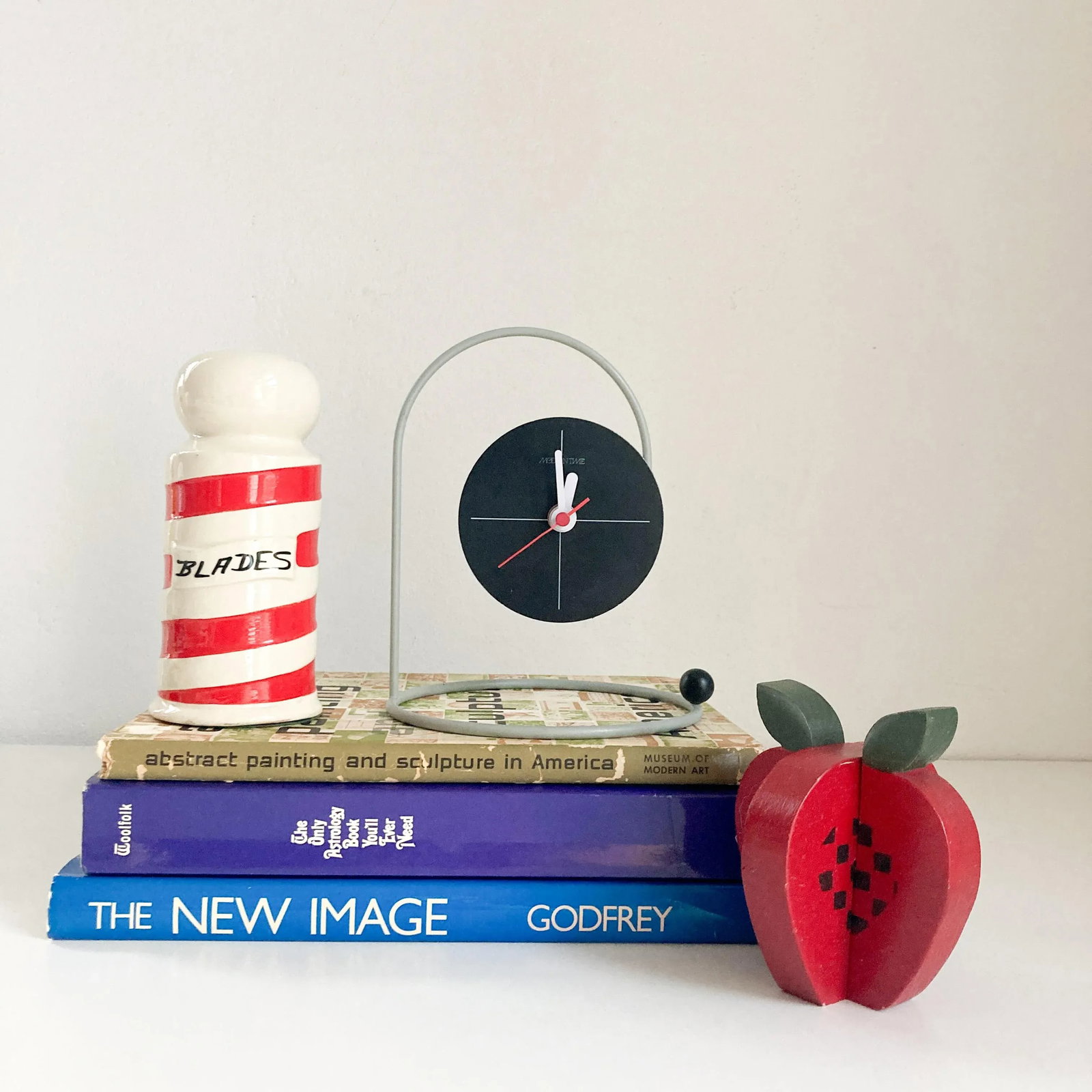 Canetti 'Moderntime' Tabletop Clock, 1980's Postmodern Clock by Nicolai Canetti - 2