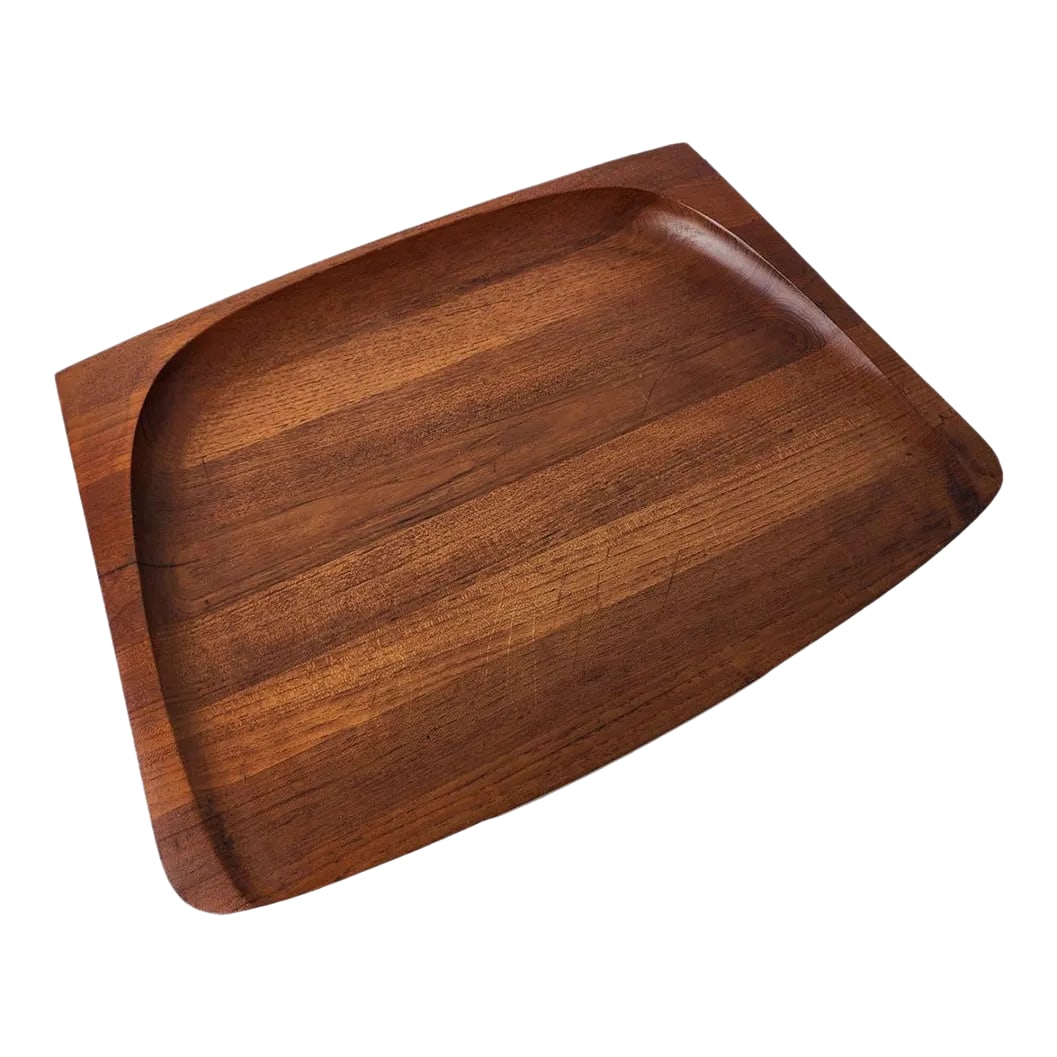 Mid 20th Century Jens Quistgaard Teak Wood Model 817 Charcuterie and Carving Board Designed for Dans (1 of 10)