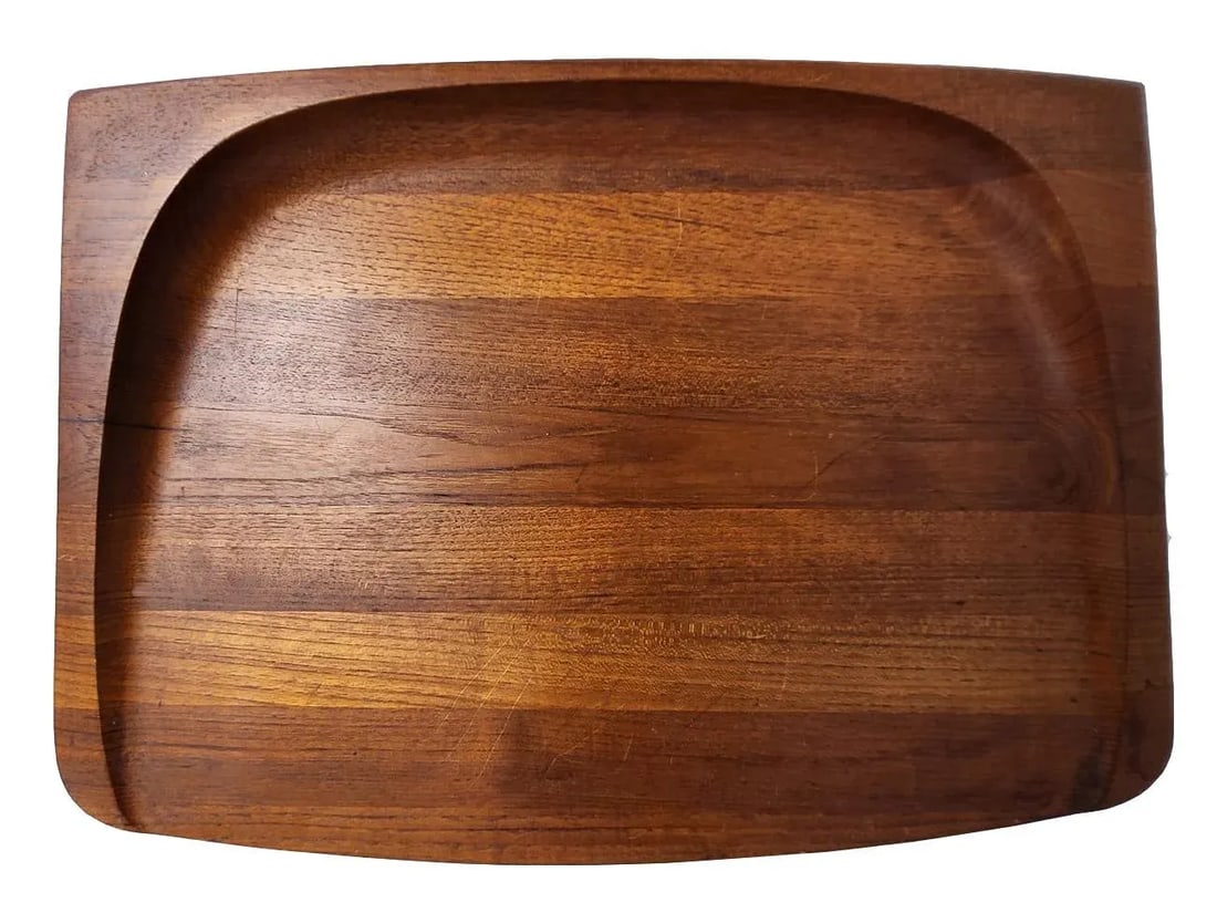 Mid 20th Century Jens Quistgaard Teak Wood Model 817 Charcuterie and Carving Board Designed for Dans - 8