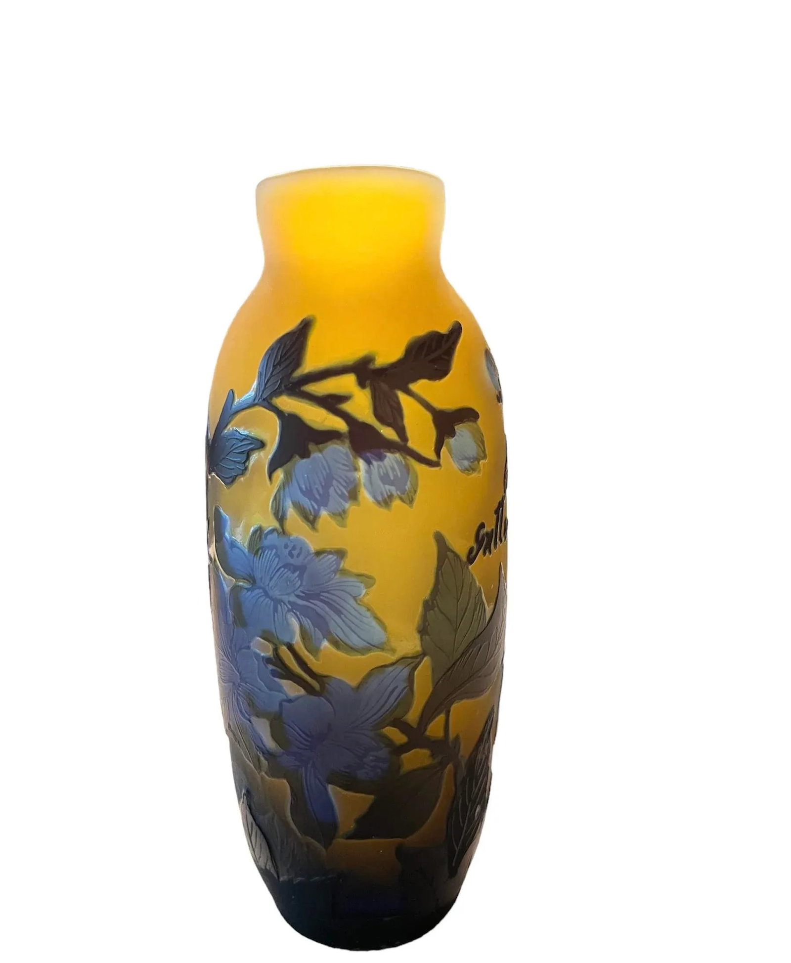 Mid 20th Century Art Nouveau Galle Style Cameo Vase - 4