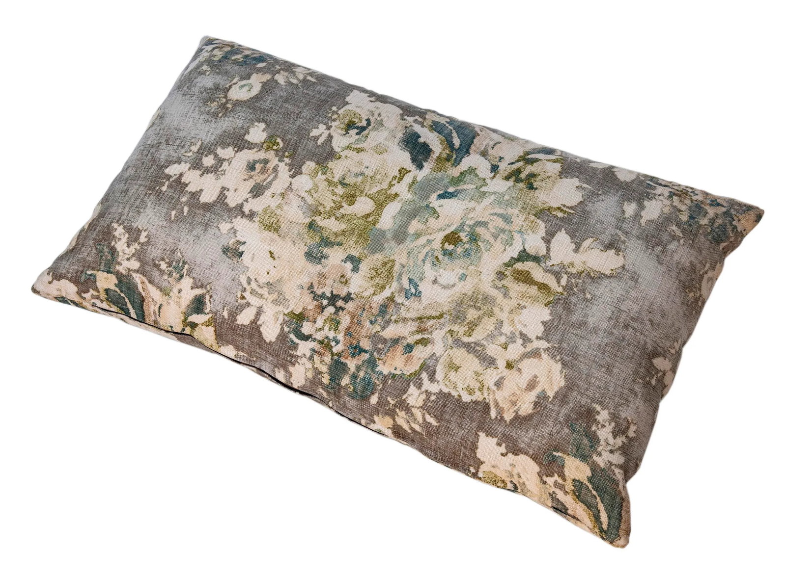 Ballard Designs Printed Linen King-Size Zippered Pillow, Feather/Down Insert - 4