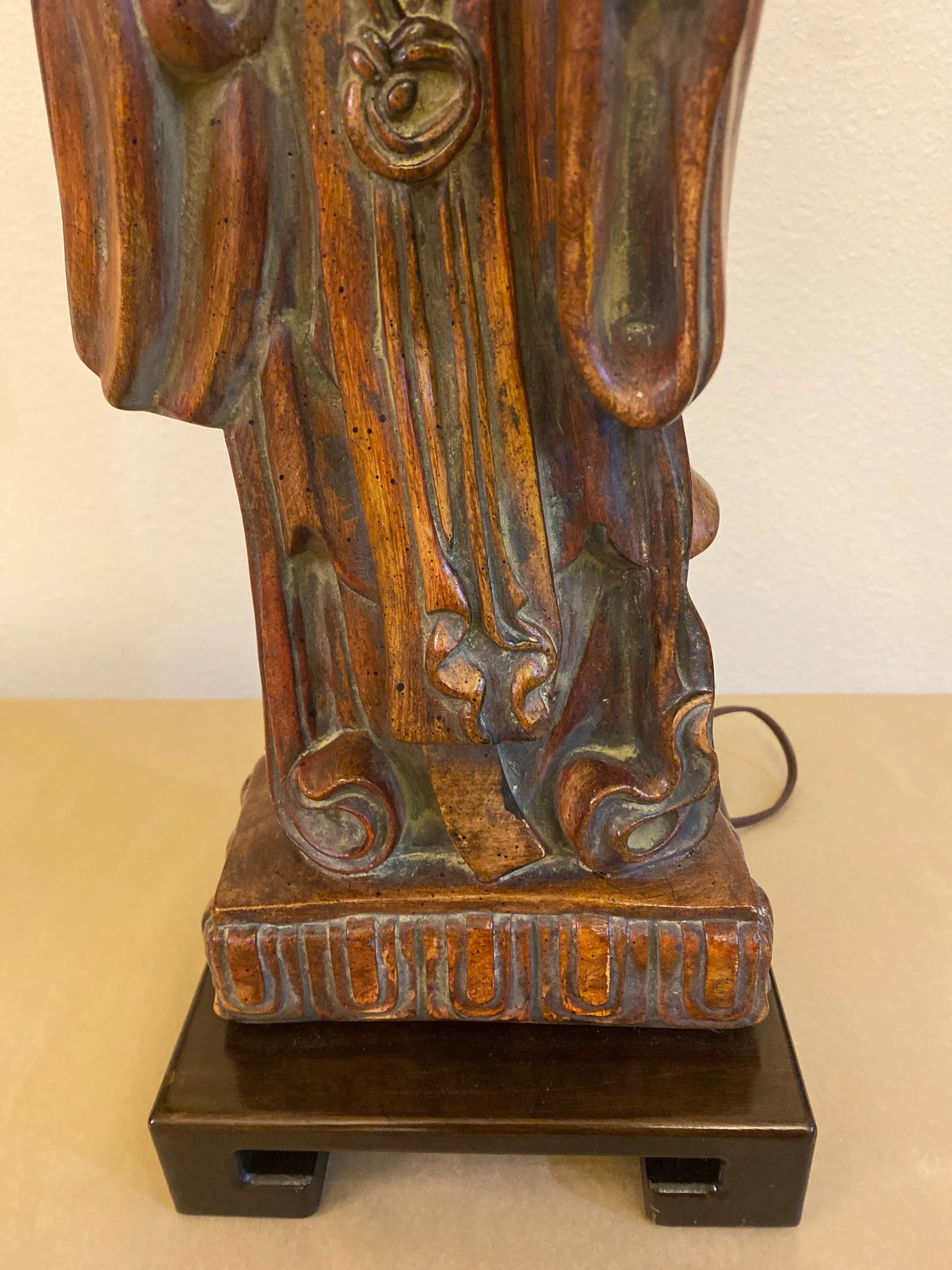 1940s Hollywood Regency Goddess Quan Yin Lamp - 6