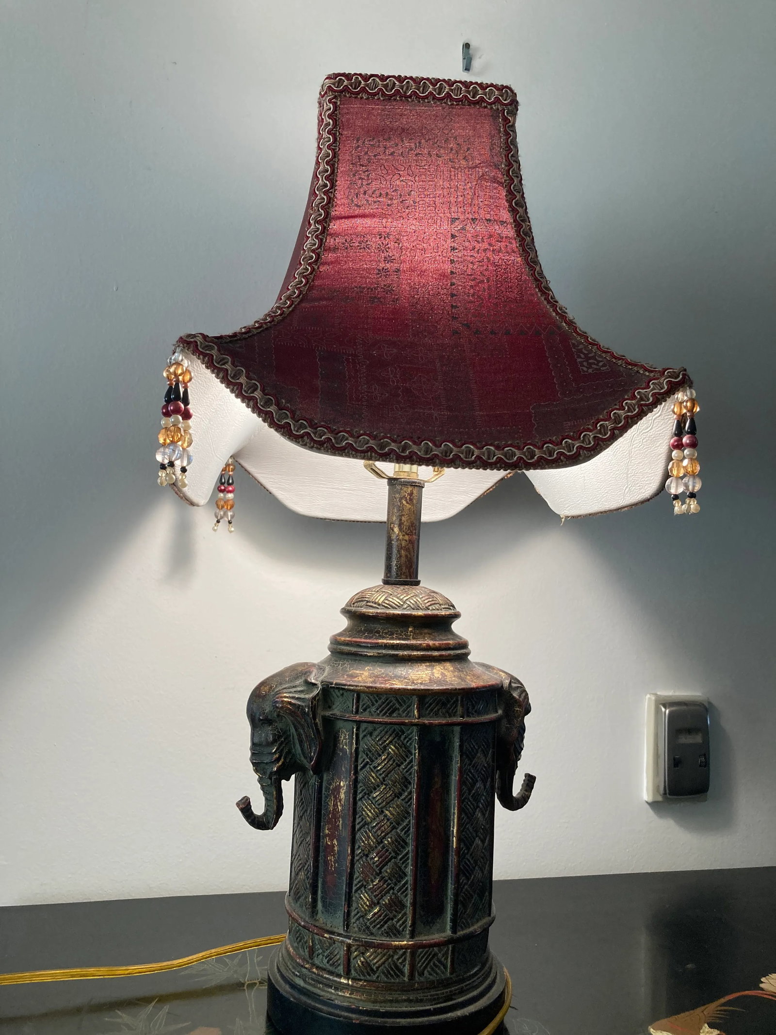 Late 20th Century Elephant Lamp - 2