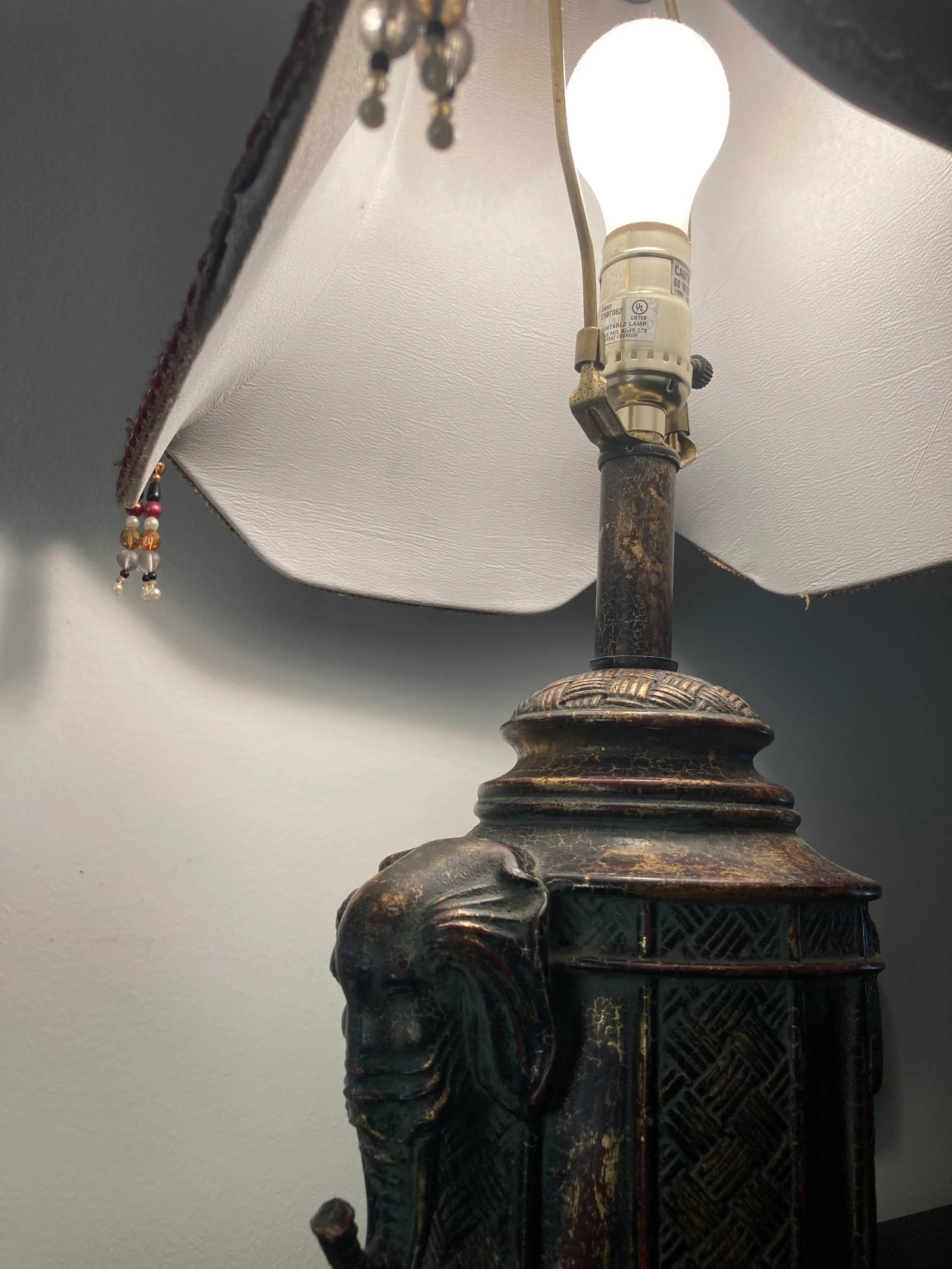 Late 20th Century Elephant Lamp - 9