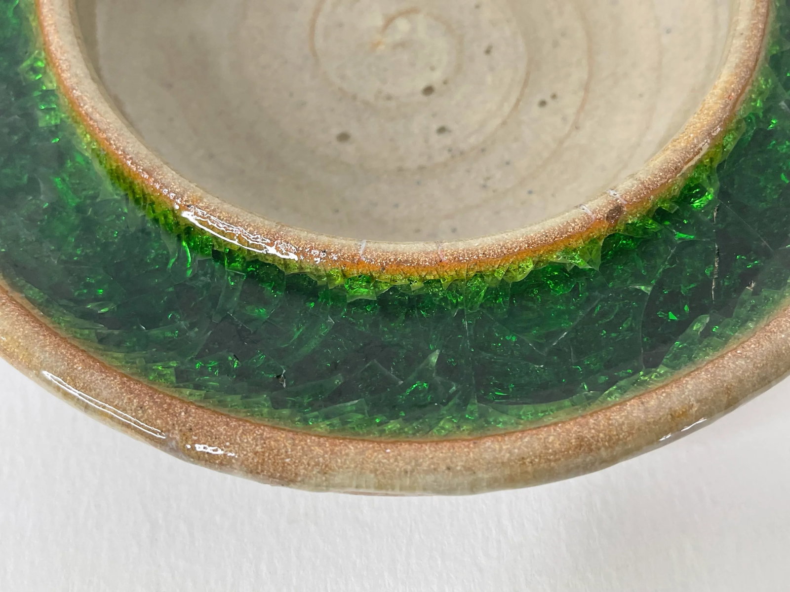 1960s Lee Rosen for Design Technics Ceramic & Resin Low Round Bowl - 3