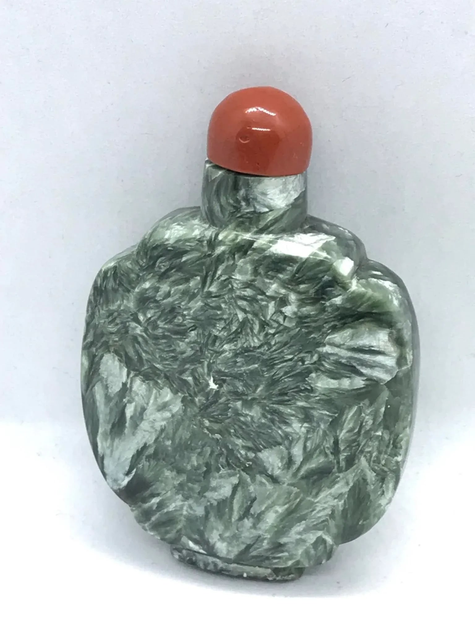 Vintage Seraphinite Snuff Bottle - 2
