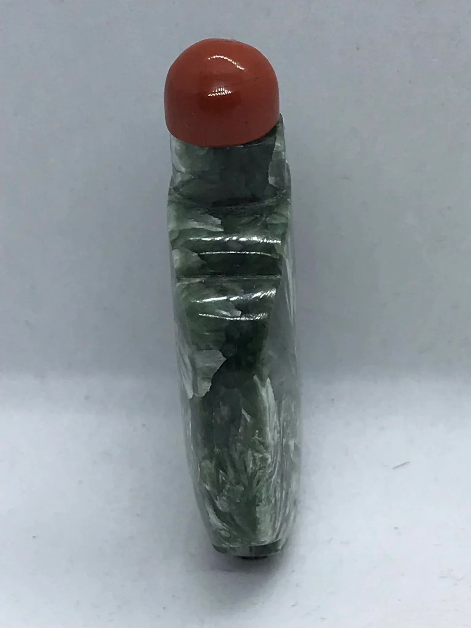 Vintage Seraphinite Snuff Bottle - 3
