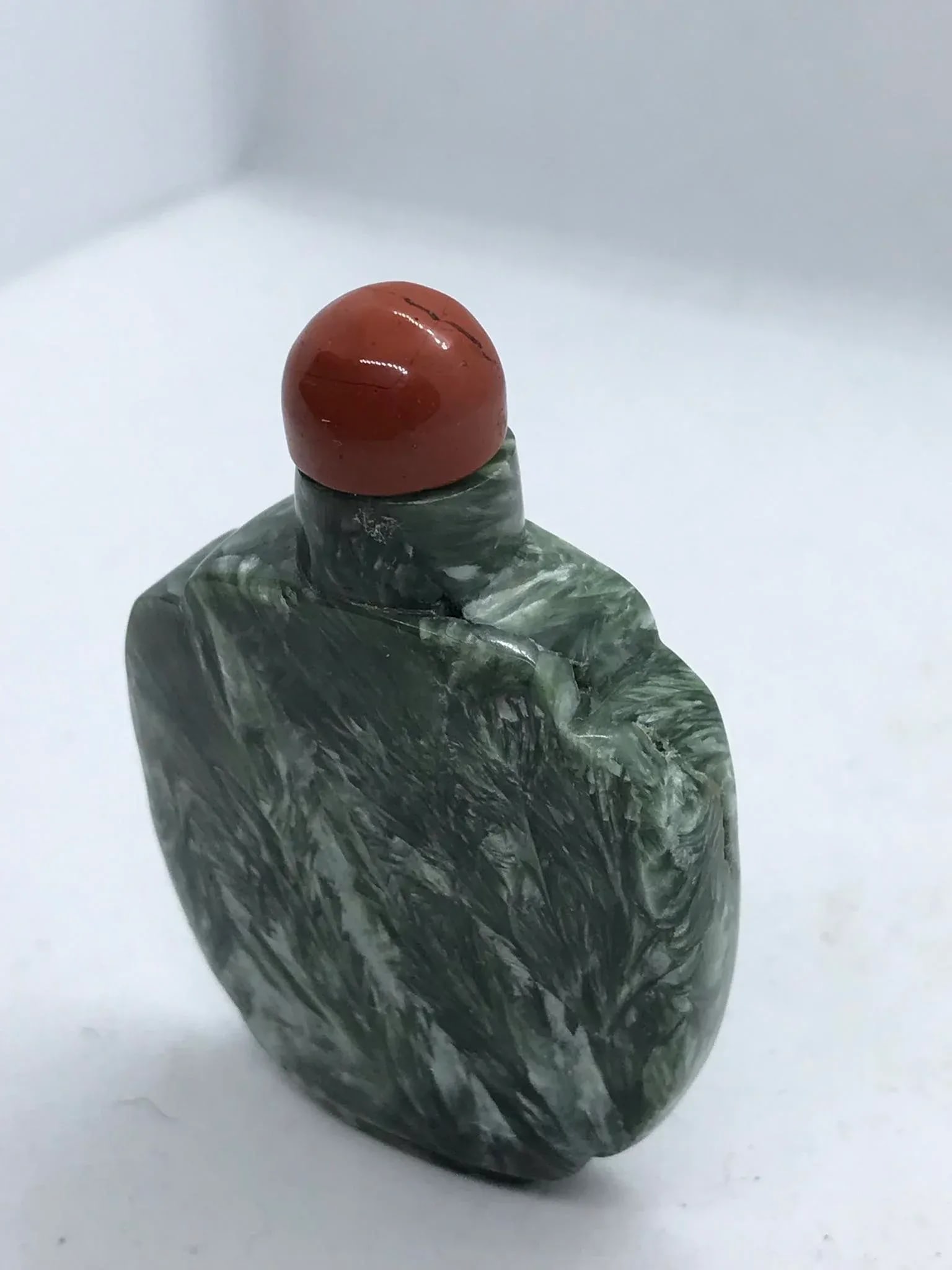 Vintage Seraphinite Snuff Bottle - 4