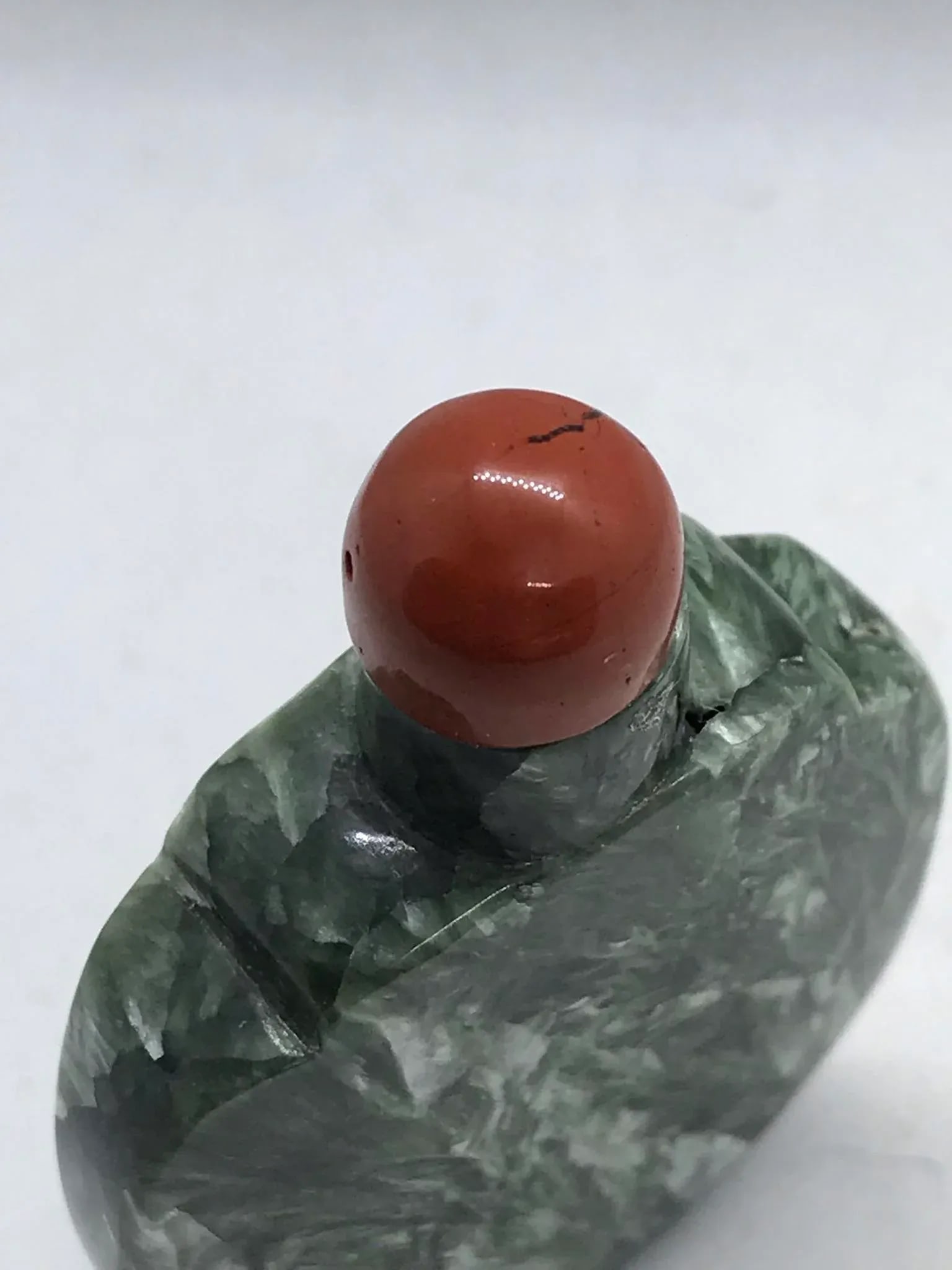Vintage Seraphinite Snuff Bottle - 5