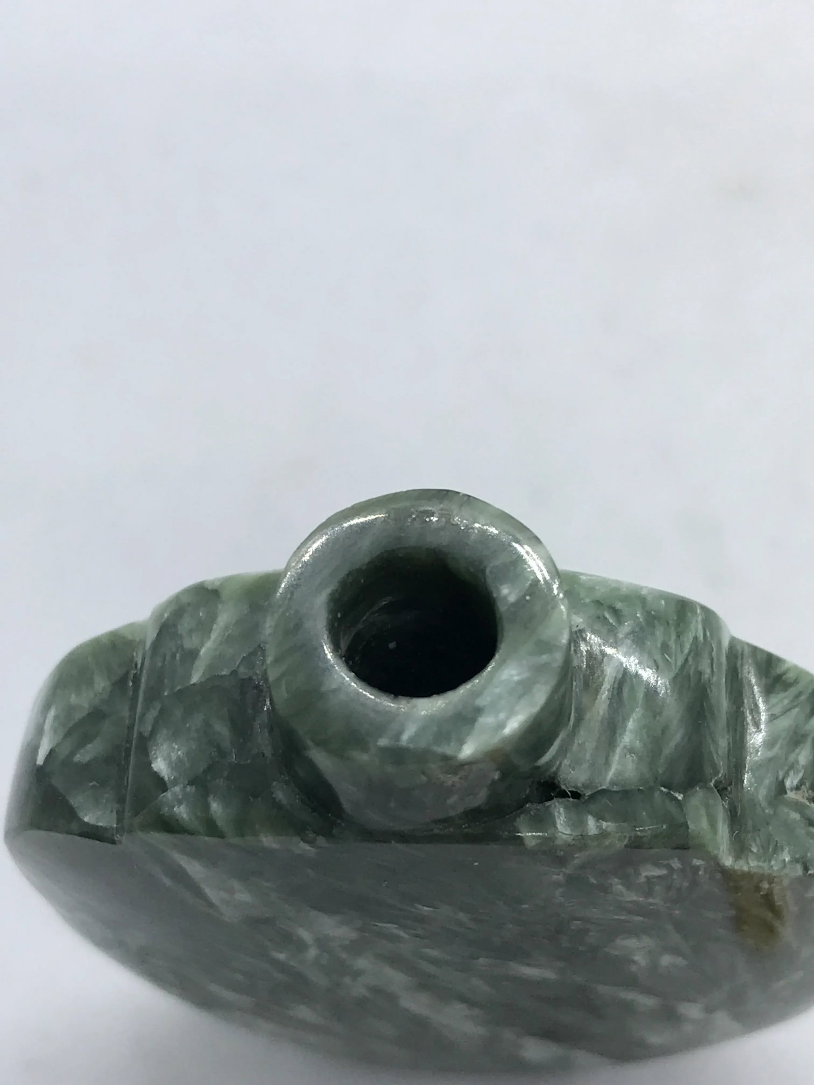 Vintage Seraphinite Snuff Bottle - 8