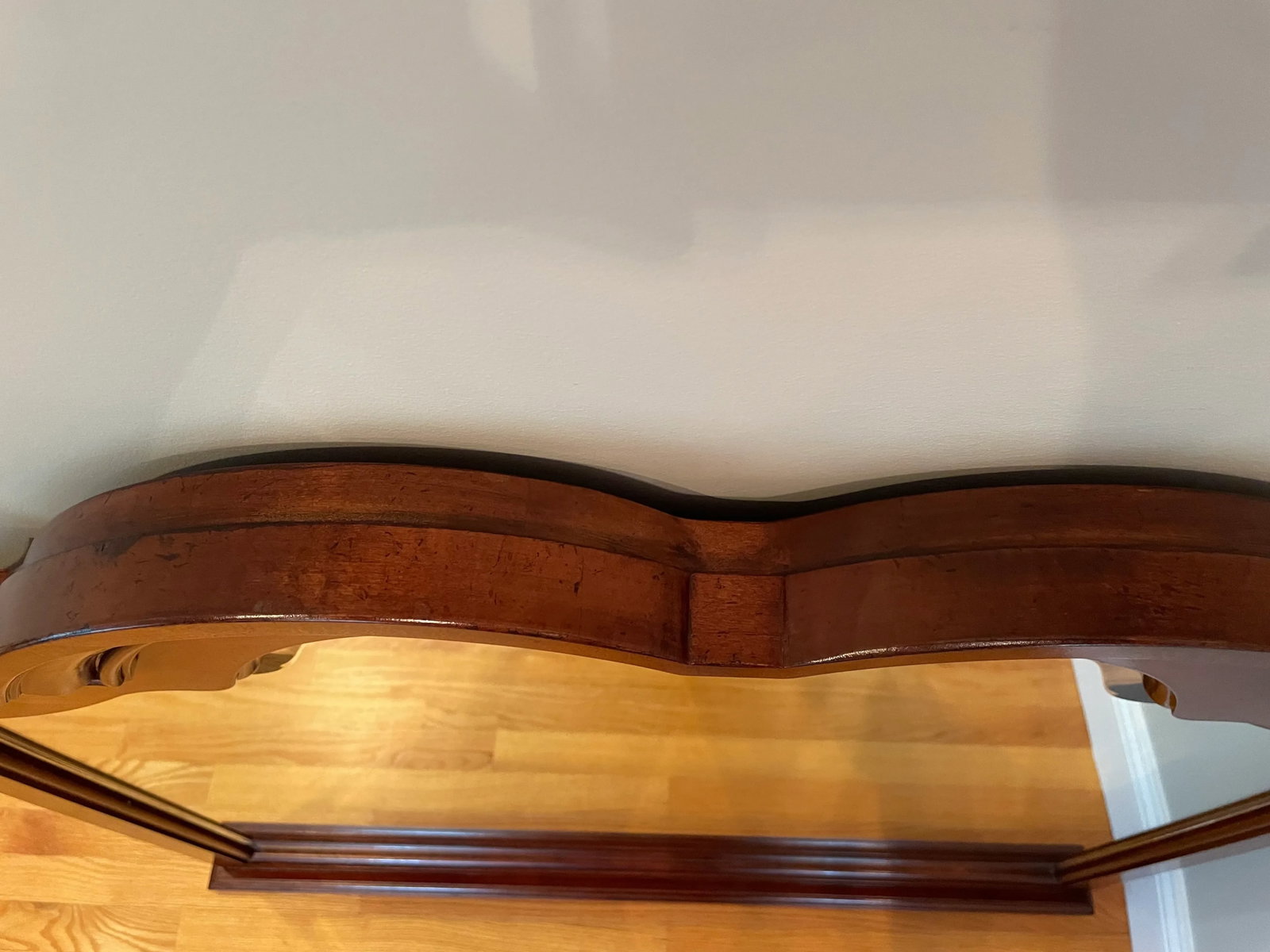 2000s Country Living Lane "Portsmouth" Landscape Mirror - 4