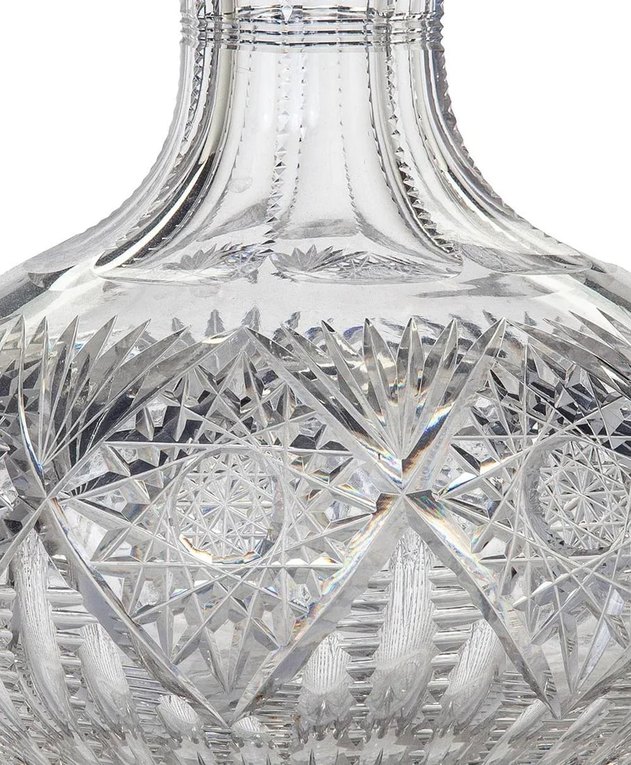 Late 19th Century Crystal Cut Flower Vase - 7