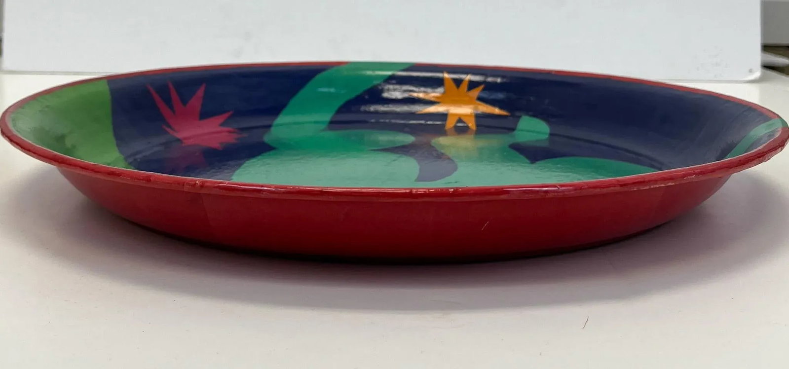 Matisse Inspired Decoupage Platter - 2