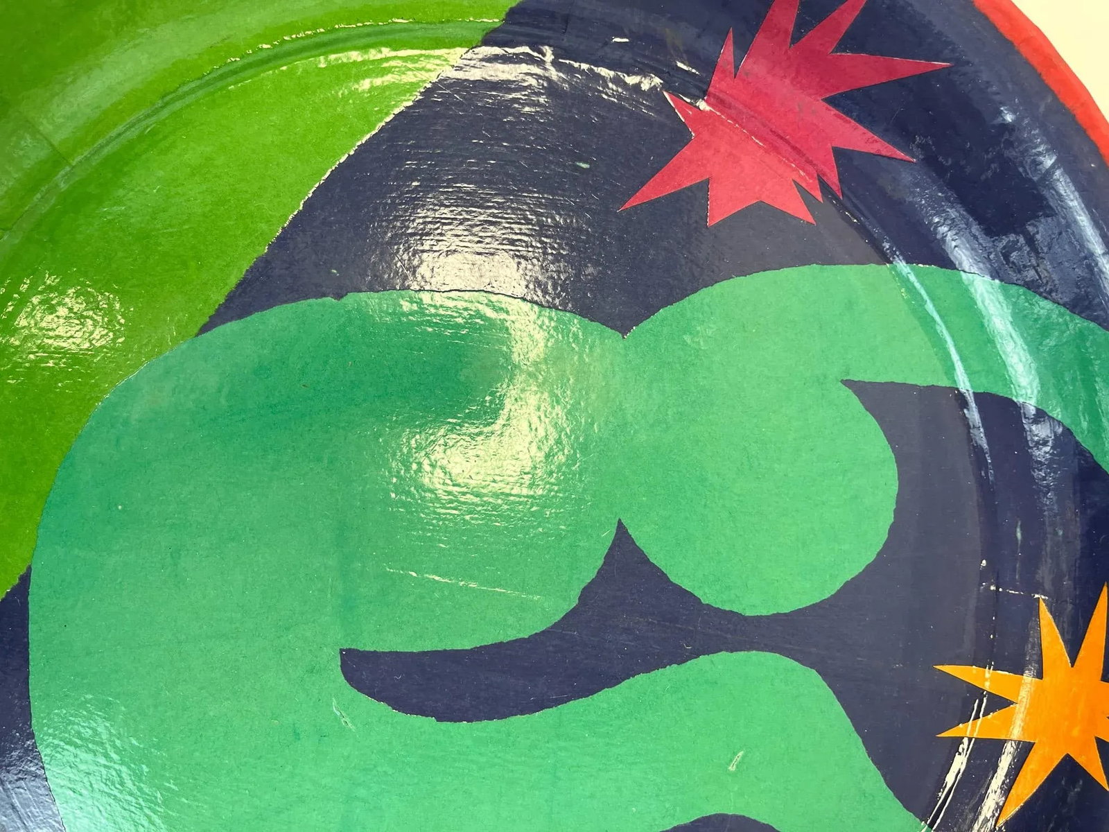 Matisse Inspired Decoupage Platter - 5