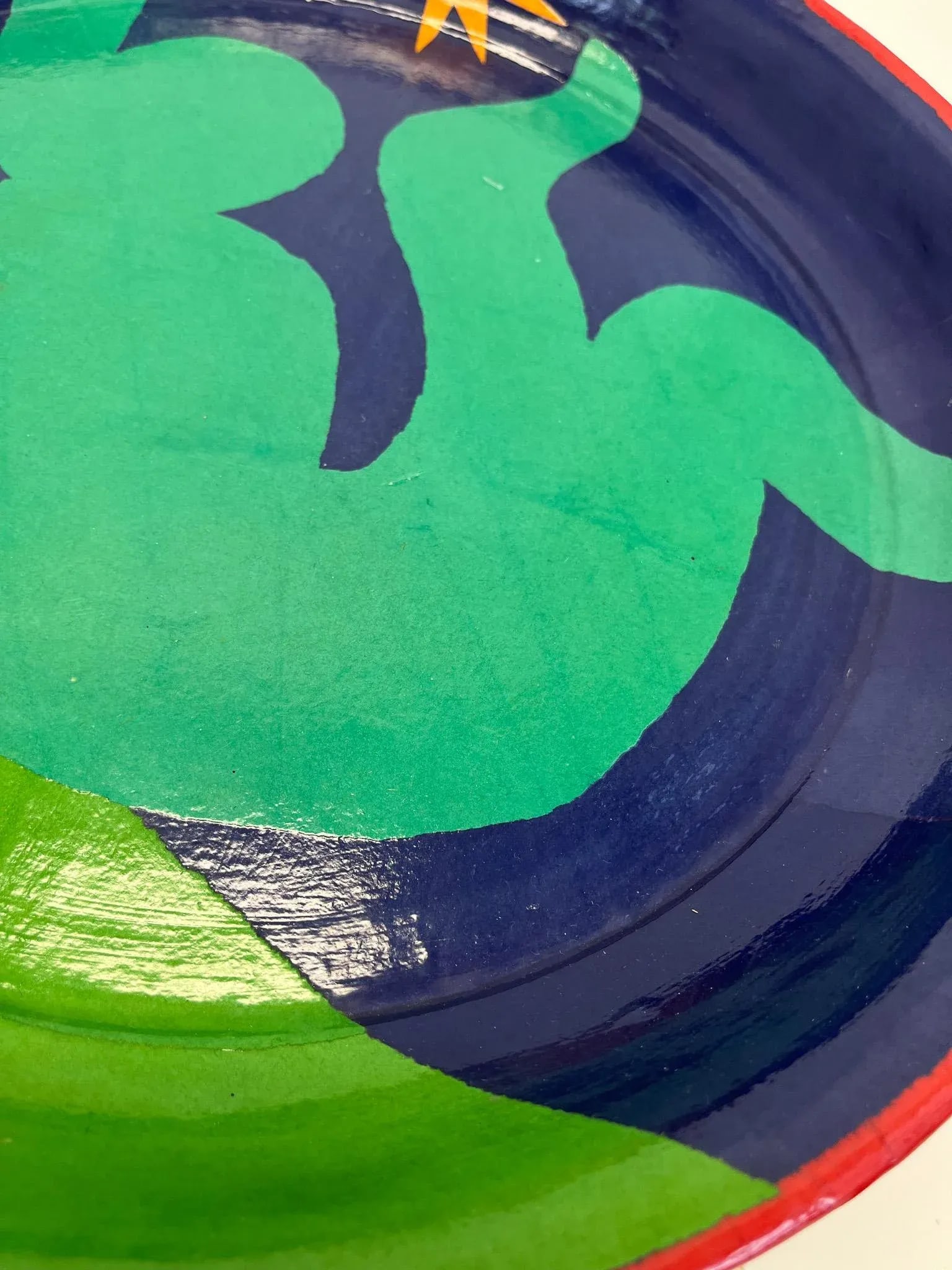 Matisse Inspired Decoupage Platter - 6