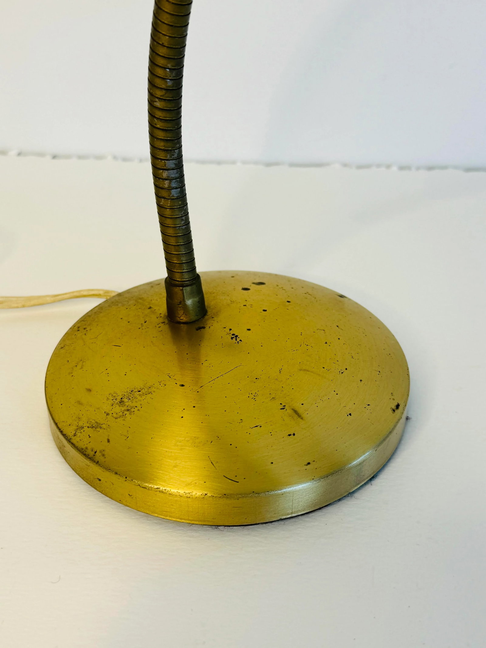 Vintage 1950s Spun Aluminum Desk Lamp - 5