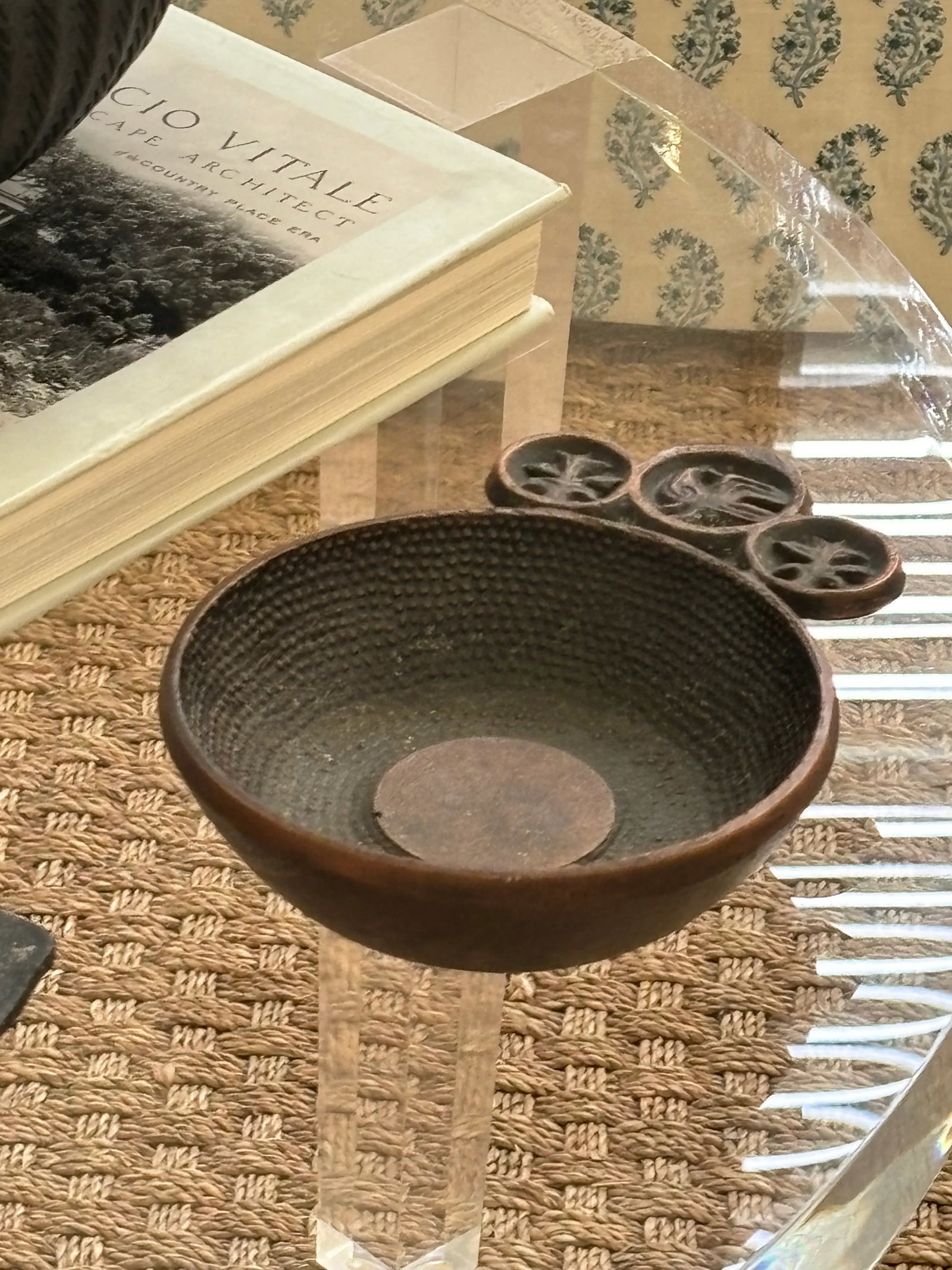 Mid-Century Brutalist Cast Copper Vide Poche / Catch All - 2