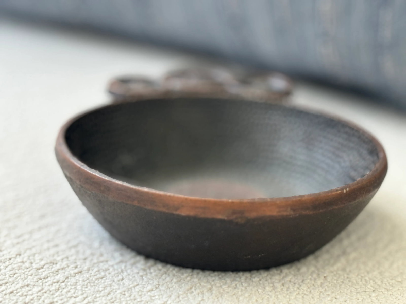 Mid-Century Brutalist Cast Copper Vide Poche / Catch All - 7