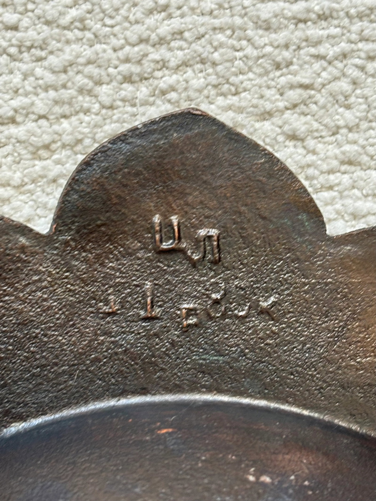 Mid-Century Brutalist Cast Copper Vide Poche / Catch All - 9