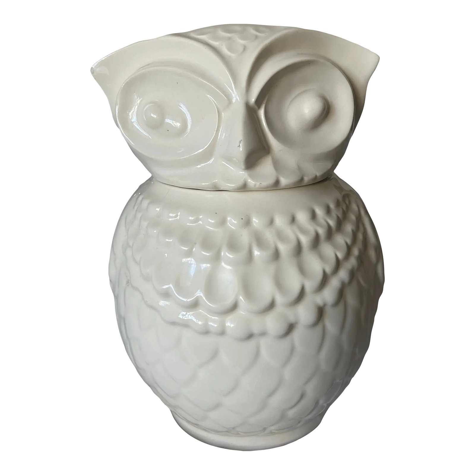 1940s Pop Art Owl Cookie Jar Attributed to McCoy (1 of 11)