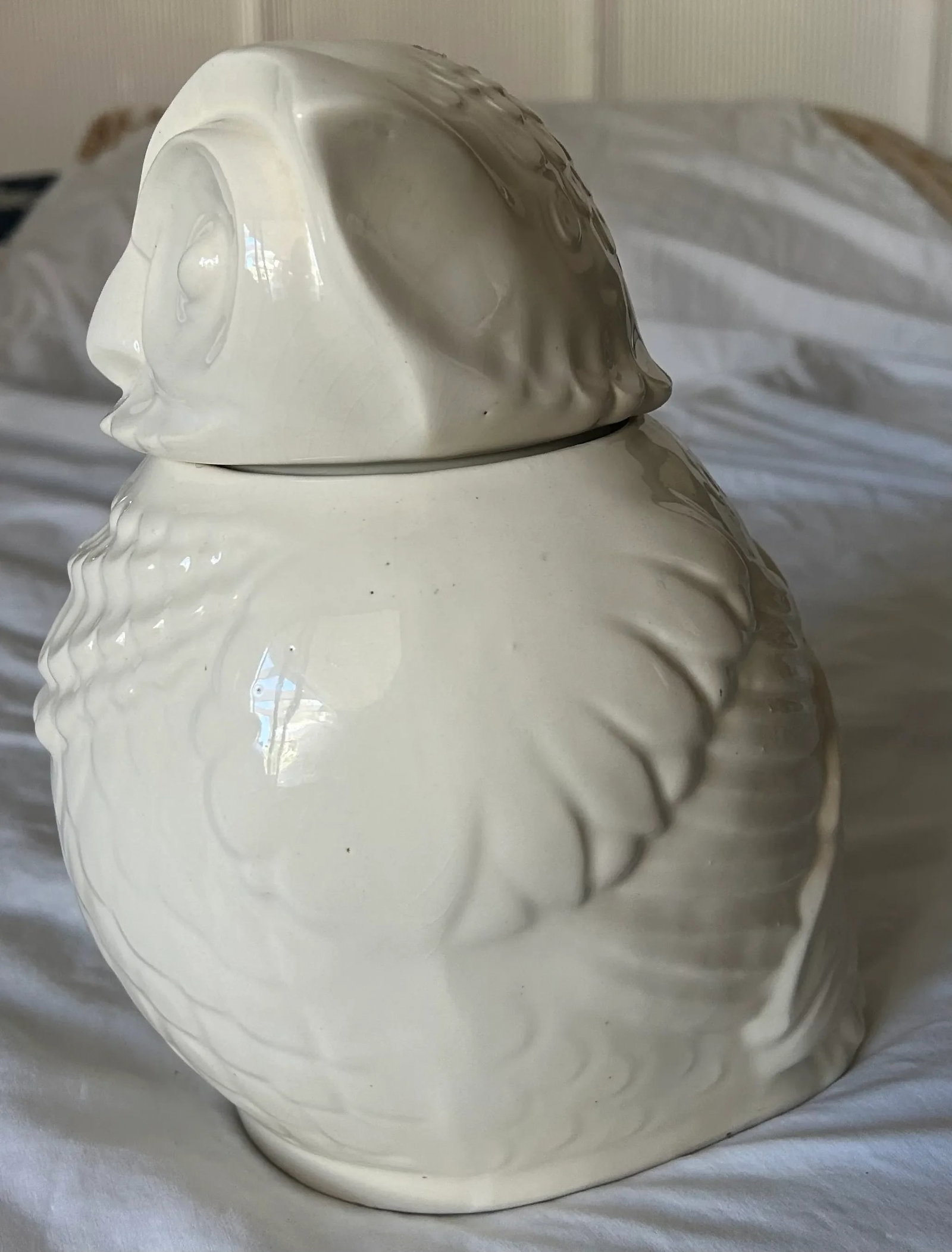 1940s Pop Art Owl Cookie Jar Attributed to McCoy - 3