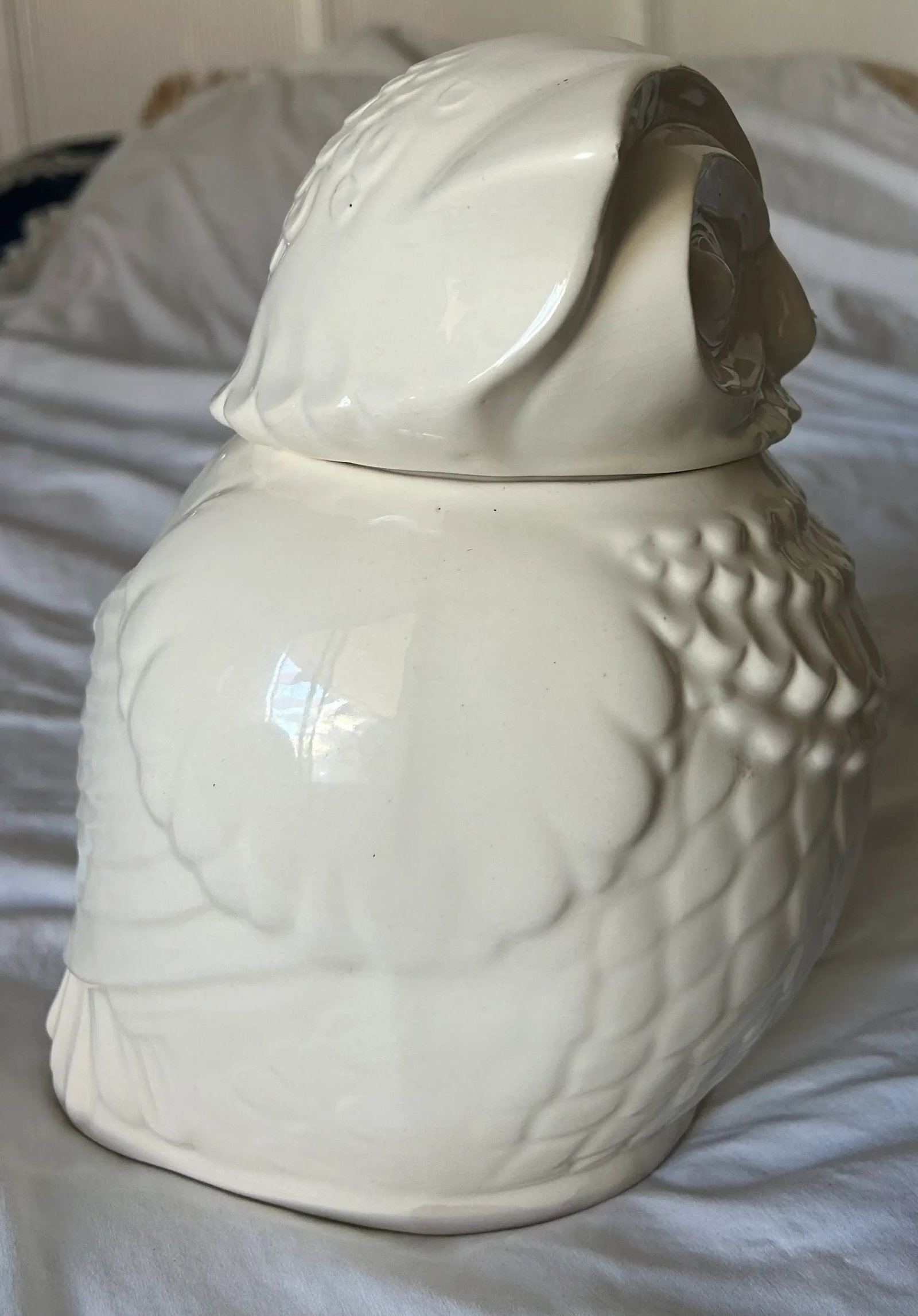1940s Pop Art Owl Cookie Jar Attributed to McCoy - 4