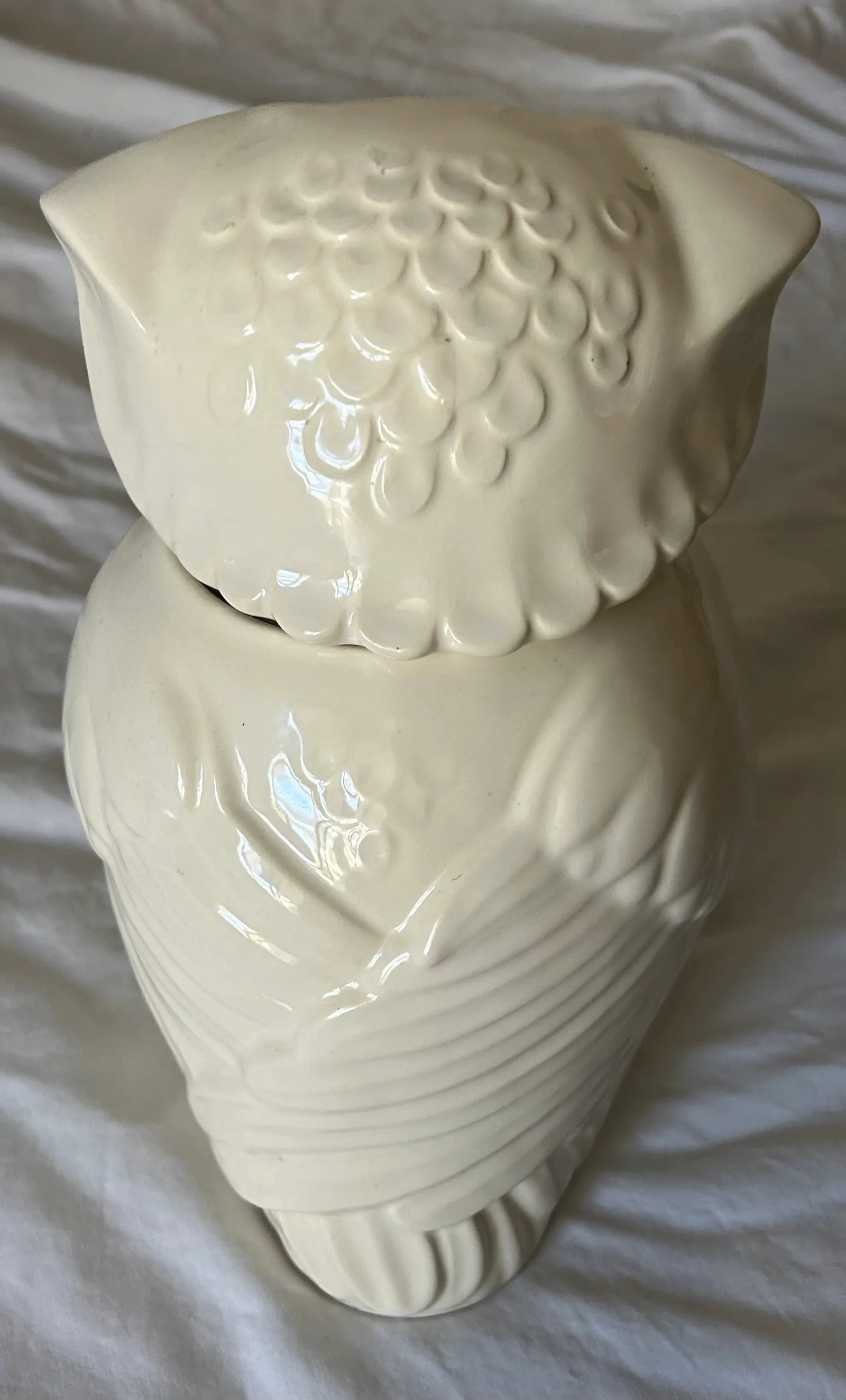 1940s Pop Art Owl Cookie Jar Attributed to McCoy - 5