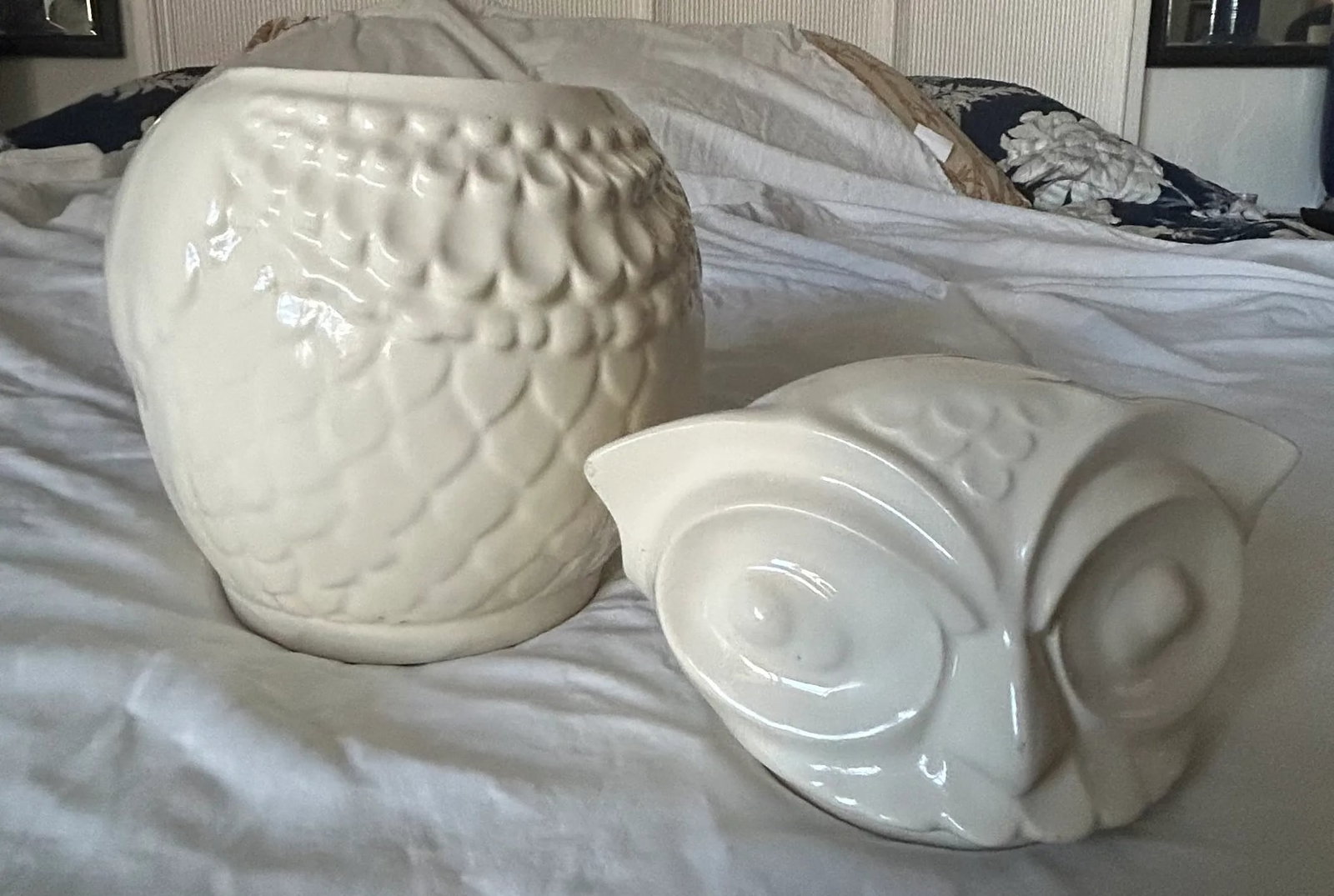 1940s Pop Art Owl Cookie Jar Attributed to McCoy - 7