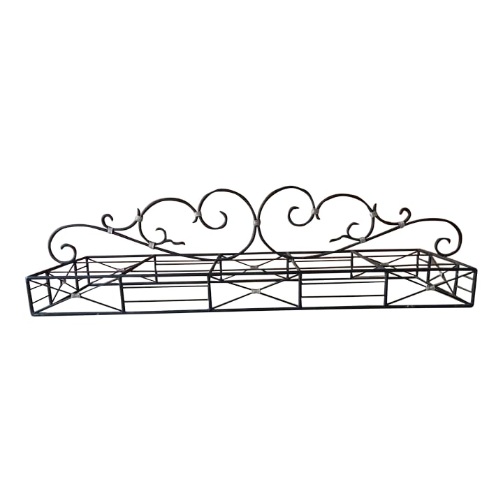 Custom Wrought Iron Scrolled Hanging Kitchen Pot Rack (1 of 3)