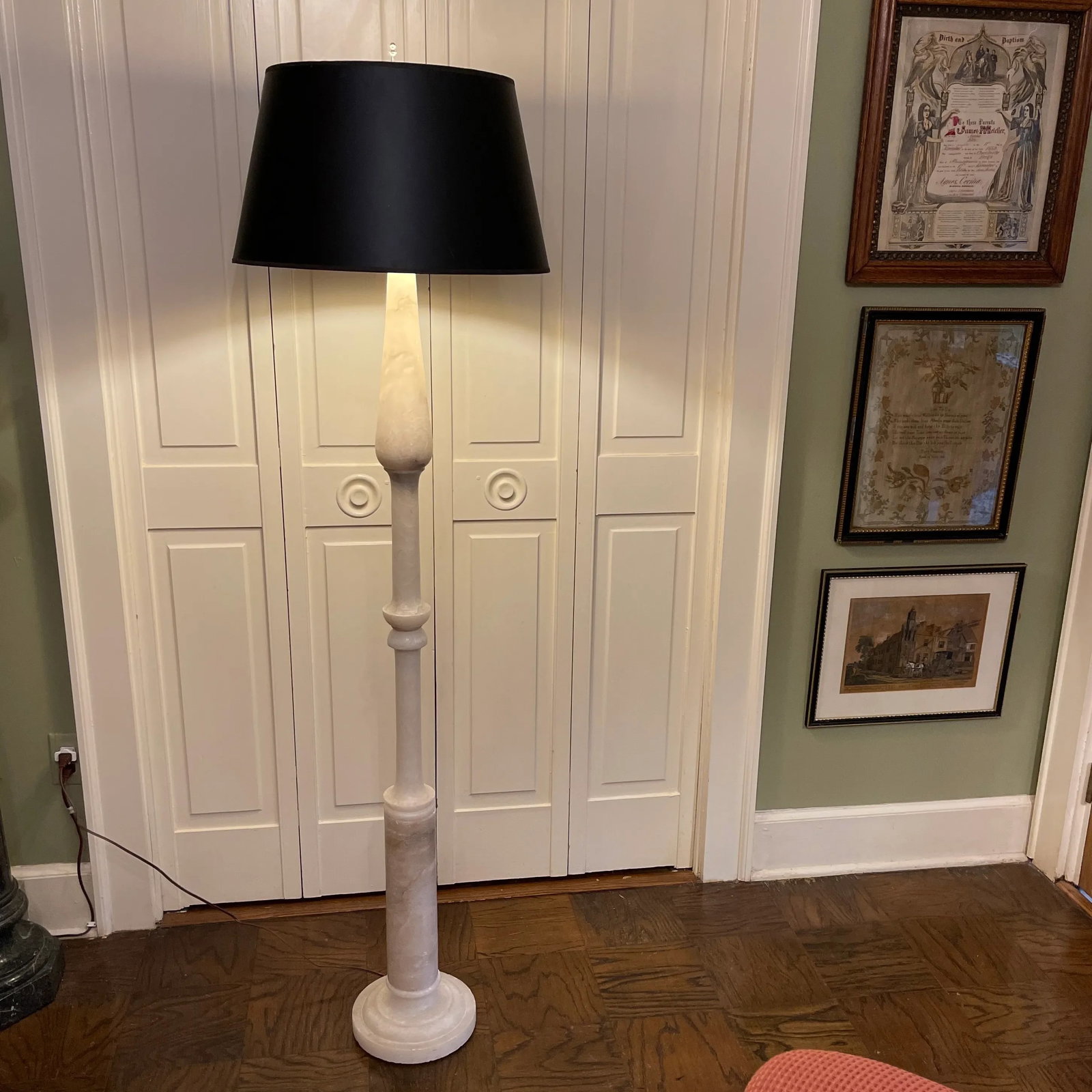 1920s Italian Alabaster Floor Lamp - 2